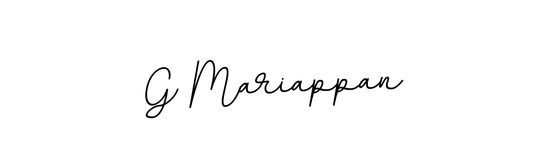 Also we have G Mariappan name is the best signature style. Create professional handwritten signature collection using BallpointsItalic-DORy9 autograph style. G Mariappan signature style 11 images and pictures png