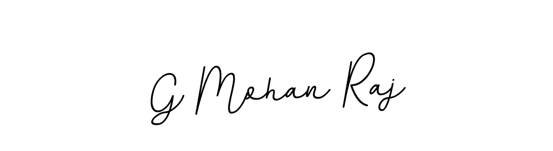 You should practise on your own different ways (BallpointsItalic-DORy9) to write your name (G Mohan Raj) in signature. don't let someone else do it for you. G Mohan Raj signature style 11 images and pictures png