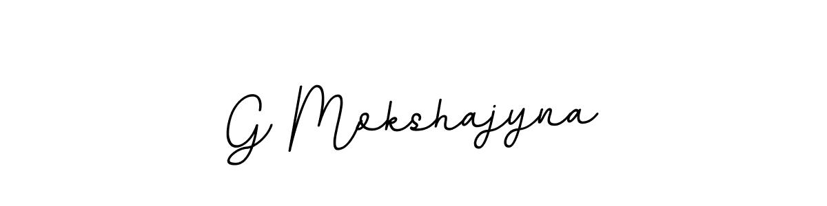 Use a signature maker to create a handwritten signature online. With this signature software, you can design (BallpointsItalic-DORy9) your own signature for name G Mokshajyna. G Mokshajyna signature style 11 images and pictures png