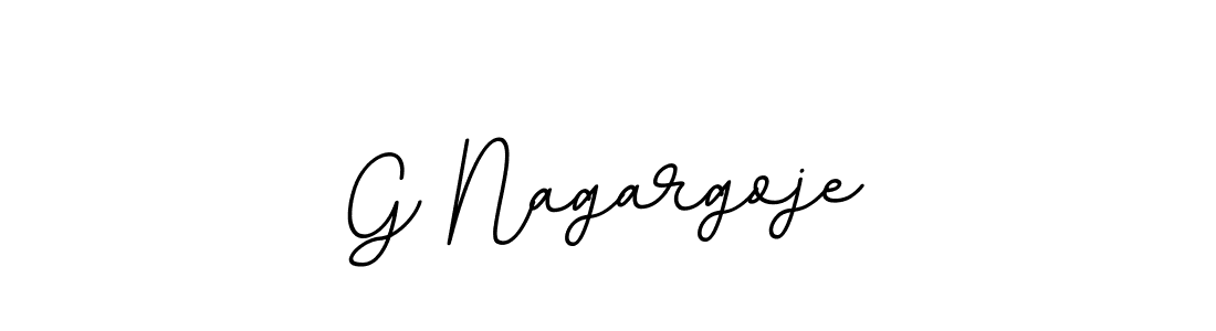 You should practise on your own different ways (BallpointsItalic-DORy9) to write your name (G Nagargoje) in signature. don't let someone else do it for you. G Nagargoje signature style 11 images and pictures png