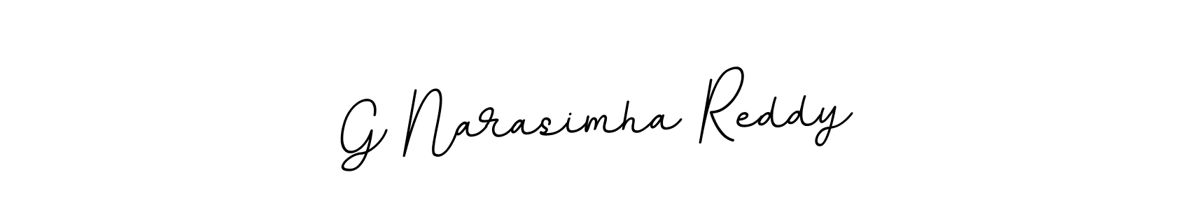 The best way (BallpointsItalic-DORy9) to make a short signature is to pick only two or three words in your name. The name G Narasimha Reddy include a total of six letters. For converting this name. G Narasimha Reddy signature style 11 images and pictures png