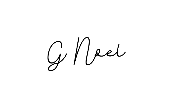 Make a beautiful signature design for name G Noel. With this signature (BallpointsItalic-DORy9) style, you can create a handwritten signature for free. G Noel signature style 11 images and pictures png