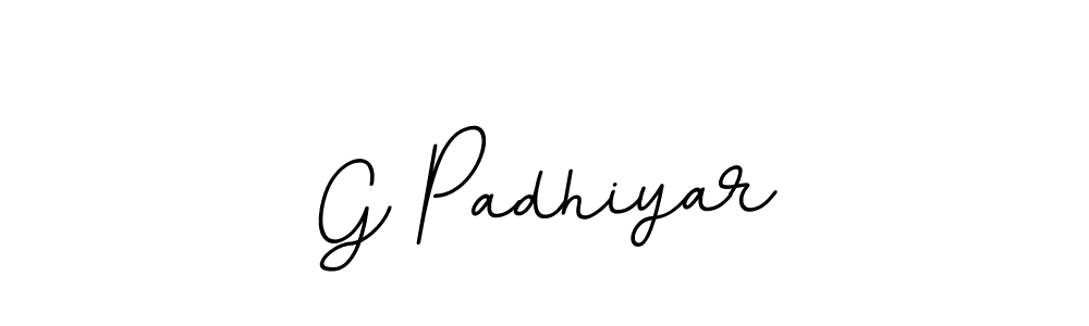 G Padhiyar stylish signature style. Best Handwritten Sign (BallpointsItalic-DORy9) for my name. Handwritten Signature Collection Ideas for my name G Padhiyar. G Padhiyar signature style 11 images and pictures png