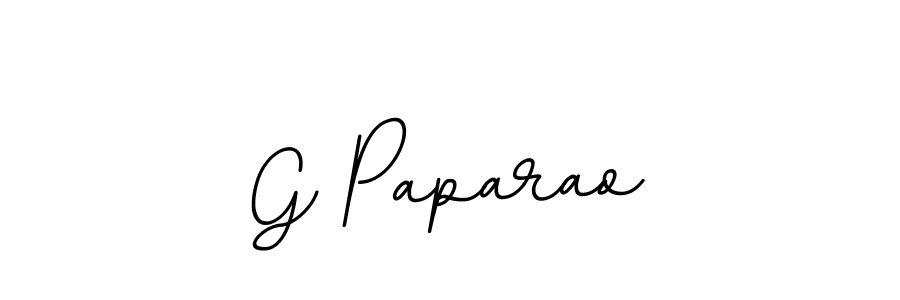 This is the best signature style for the G Paparao name. Also you like these signature font (BallpointsItalic-DORy9). Mix name signature. G Paparao signature style 11 images and pictures png