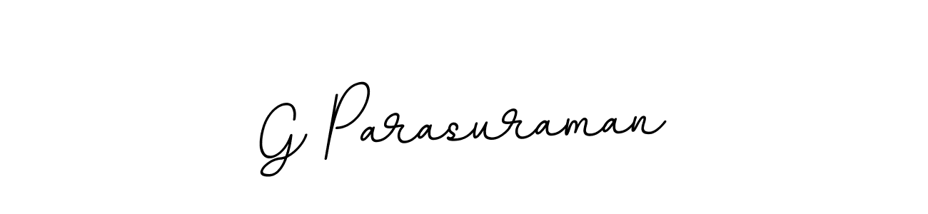 Create a beautiful signature design for name G Parasuraman. With this signature (BallpointsItalic-DORy9) fonts, you can make a handwritten signature for free. G Parasuraman signature style 11 images and pictures png