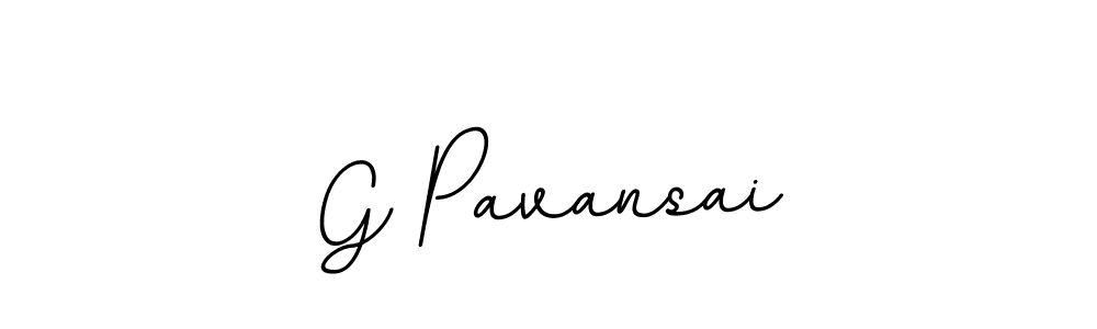 G Pavansai stylish signature style. Best Handwritten Sign (BallpointsItalic-DORy9) for my name. Handwritten Signature Collection Ideas for my name G Pavansai. G Pavansai signature style 11 images and pictures png