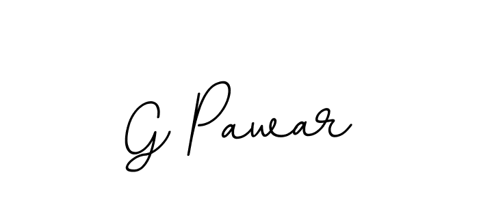 Use a signature maker to create a handwritten signature online. With this signature software, you can design (BallpointsItalic-DORy9) your own signature for name G Pawar. G Pawar signature style 11 images and pictures png