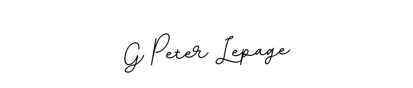 G Peter Lepage stylish signature style. Best Handwritten Sign (BallpointsItalic-DORy9) for my name. Handwritten Signature Collection Ideas for my name G Peter Lepage. G Peter Lepage signature style 11 images and pictures png