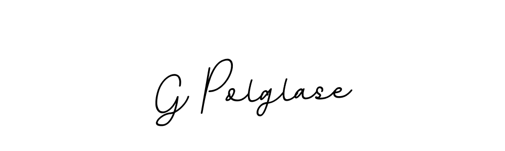 You should practise on your own different ways (BallpointsItalic-DORy9) to write your name (G Polglase) in signature. don't let someone else do it for you. G Polglase signature style 11 images and pictures png