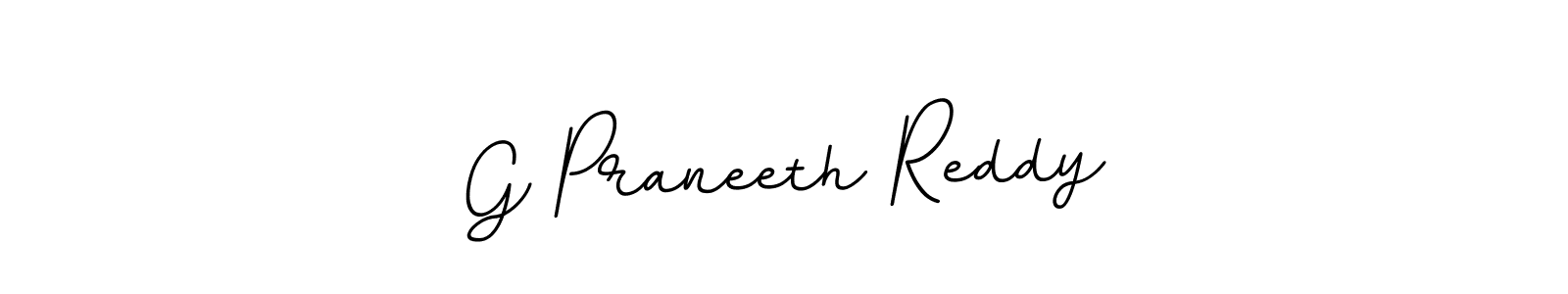 Make a beautiful signature design for name G Praneeth Reddy. With this signature (BallpointsItalic-DORy9) style, you can create a handwritten signature for free. G Praneeth Reddy signature style 11 images and pictures png