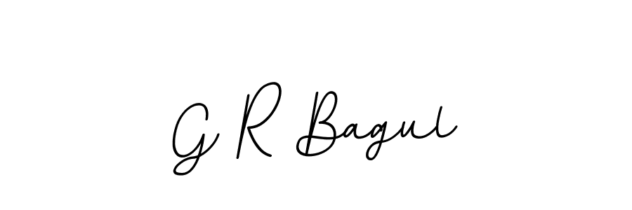 Make a beautiful signature design for name G R Bagul. With this signature (BallpointsItalic-DORy9) style, you can create a handwritten signature for free. G R Bagul signature style 11 images and pictures png