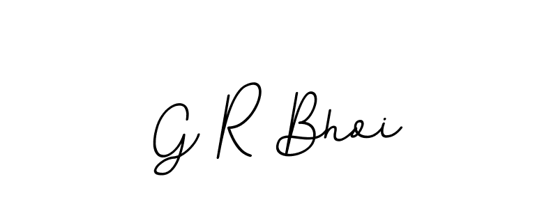 How to make G R Bhoi signature? BallpointsItalic-DORy9 is a professional autograph style. Create handwritten signature for G R Bhoi name. G R Bhoi signature style 11 images and pictures png