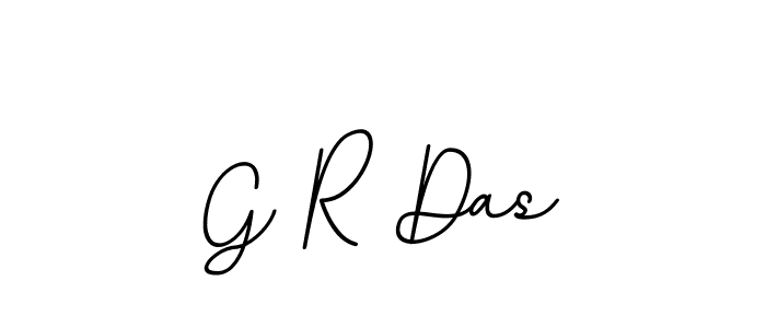 You should practise on your own different ways (BallpointsItalic-DORy9) to write your name (G R Das) in signature. don't let someone else do it for you. G R Das signature style 11 images and pictures png
