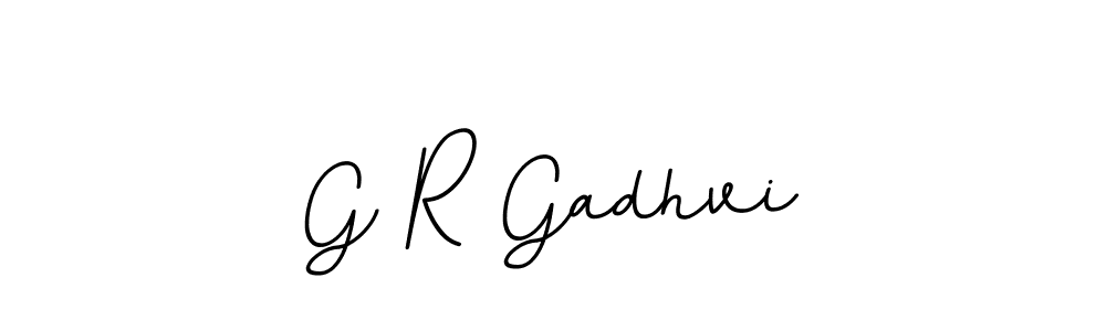 You should practise on your own different ways (BallpointsItalic-DORy9) to write your name (G R Gadhvi) in signature. don't let someone else do it for you. G R Gadhvi signature style 11 images and pictures png