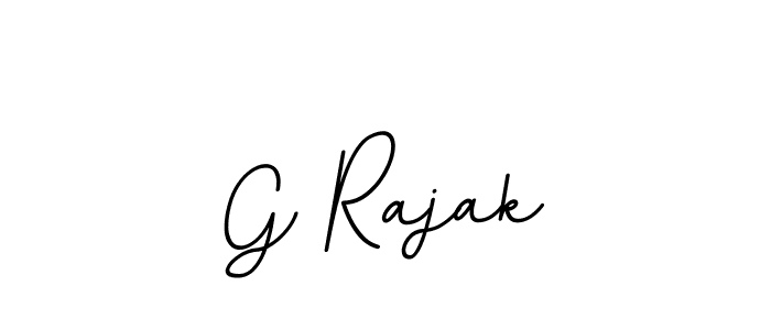 How to make G Rajak signature? BallpointsItalic-DORy9 is a professional autograph style. Create handwritten signature for G Rajak name. G Rajak signature style 11 images and pictures png