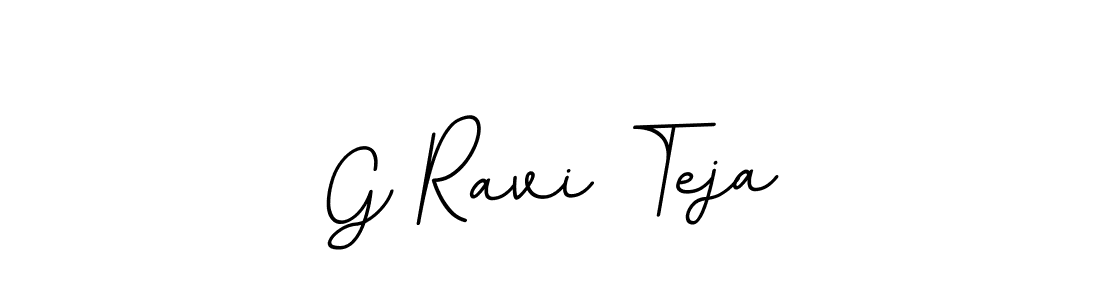Use a signature maker to create a handwritten signature online. With this signature software, you can design (BallpointsItalic-DORy9) your own signature for name G Ravi Teja. G Ravi Teja signature style 11 images and pictures png