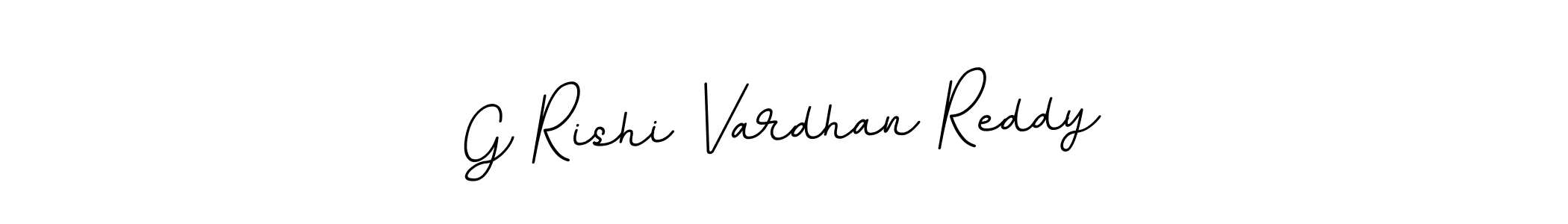 The best way (BallpointsItalic-DORy9) to make a short signature is to pick only two or three words in your name. The name G Rishi Vardhan Reddy include a total of six letters. For converting this name. G Rishi Vardhan Reddy signature style 11 images and pictures png