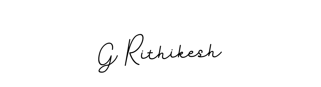 G Rithikesh stylish signature style. Best Handwritten Sign (BallpointsItalic-DORy9) for my name. Handwritten Signature Collection Ideas for my name G Rithikesh. G Rithikesh signature style 11 images and pictures png