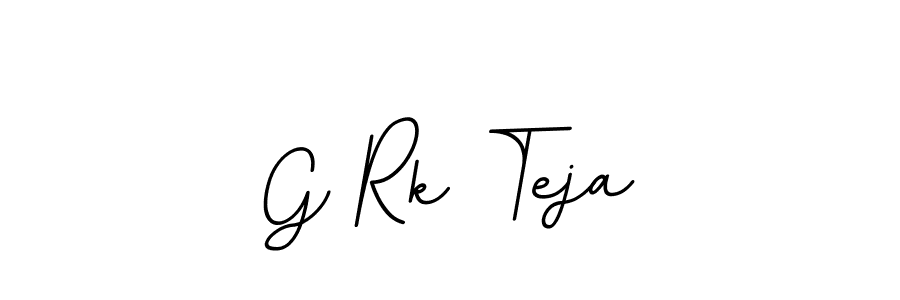 G Rk Teja stylish signature style. Best Handwritten Sign (BallpointsItalic-DORy9) for my name. Handwritten Signature Collection Ideas for my name G Rk Teja. G Rk Teja signature style 11 images and pictures png