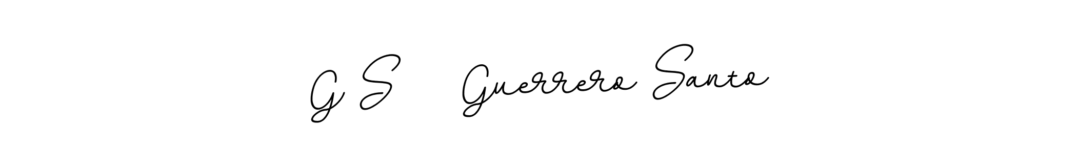 Here are the top 10 professional signature styles for the name G S    Guerrero Santo. These are the best autograph styles you can use for your name. G S    Guerrero Santo signature style 11 images and pictures png
