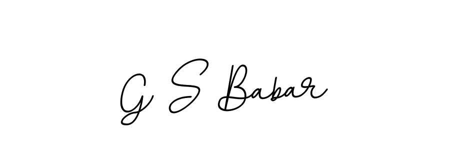 It looks lik you need a new signature style for name G S Babar. Design unique handwritten (BallpointsItalic-DORy9) signature with our free signature maker in just a few clicks. G S Babar signature style 11 images and pictures png