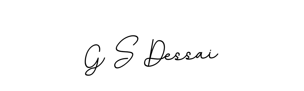 Also we have G S Dessai name is the best signature style. Create professional handwritten signature collection using BallpointsItalic-DORy9 autograph style. G S Dessai signature style 11 images and pictures png
