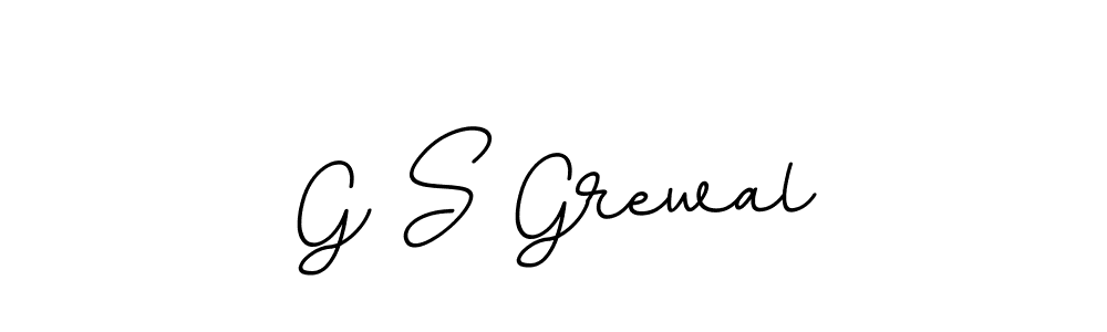 G S Grewal stylish signature style. Best Handwritten Sign (BallpointsItalic-DORy9) for my name. Handwritten Signature Collection Ideas for my name G S Grewal. G S Grewal signature style 11 images and pictures png