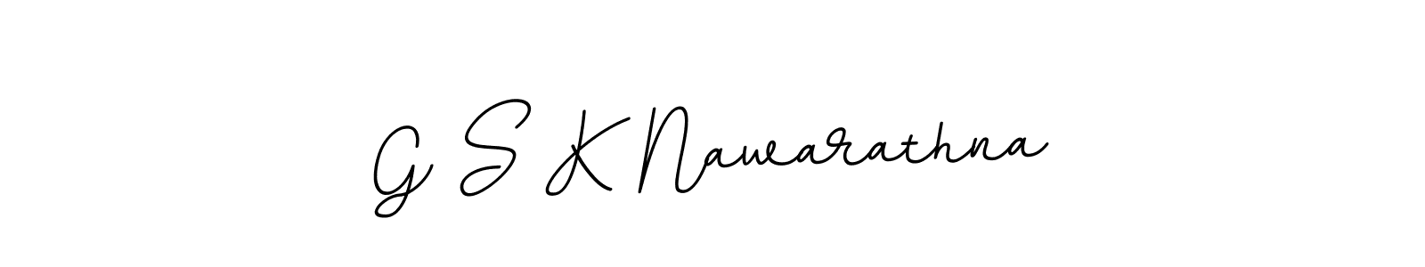 G S K Nawarathna stylish signature style. Best Handwritten Sign (BallpointsItalic-DORy9) for my name. Handwritten Signature Collection Ideas for my name G S K Nawarathna. G S K Nawarathna signature style 11 images and pictures png