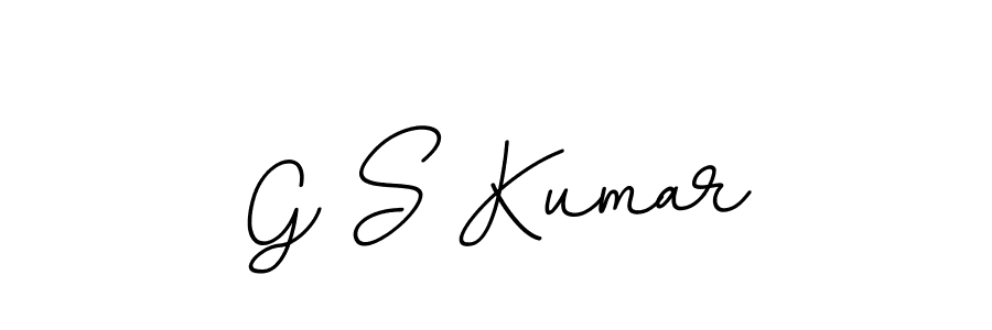 Make a beautiful signature design for name G S Kumar. With this signature (BallpointsItalic-DORy9) style, you can create a handwritten signature for free. G S Kumar signature style 11 images and pictures png