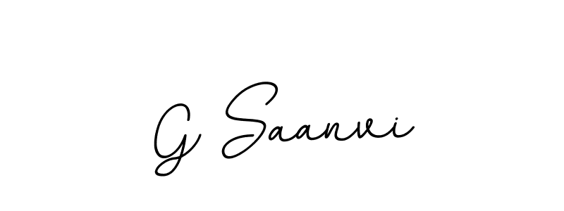 if you are searching for the best signature style for your name G Saanvi. so please give up your signature search. here we have designed multiple signature styles  using BallpointsItalic-DORy9. G Saanvi signature style 11 images and pictures png