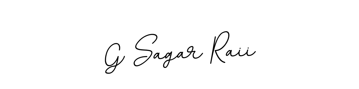 if you are searching for the best signature style for your name G Sagar Raii. so please give up your signature search. here we have designed multiple signature styles  using BallpointsItalic-DORy9. G Sagar Raii signature style 11 images and pictures png