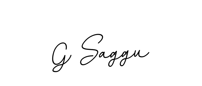 How to make G Saggu signature? BallpointsItalic-DORy9 is a professional autograph style. Create handwritten signature for G Saggu name. G Saggu signature style 11 images and pictures png