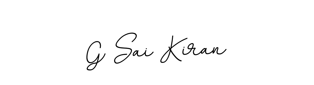 How to make G Sai Kiran name signature. Use BallpointsItalic-DORy9 style for creating short signs online. This is the latest handwritten sign. G Sai Kiran signature style 11 images and pictures png