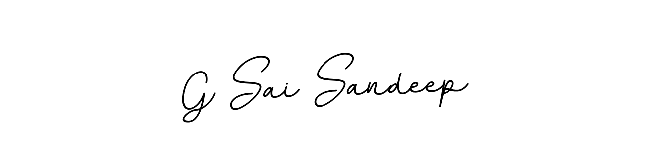 This is the best signature style for the G Sai Sandeep name. Also you like these signature font (BallpointsItalic-DORy9). Mix name signature. G Sai Sandeep signature style 11 images and pictures png