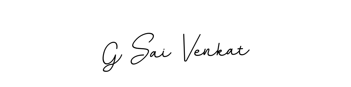 You should practise on your own different ways (BallpointsItalic-DORy9) to write your name (G Sai Venkat) in signature. don't let someone else do it for you. G Sai Venkat signature style 11 images and pictures png