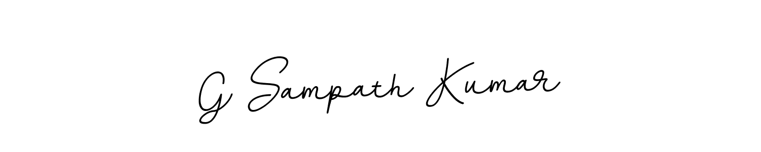 This is the best signature style for the G Sampath Kumar name. Also you like these signature font (BallpointsItalic-DORy9). Mix name signature. G Sampath Kumar signature style 11 images and pictures png