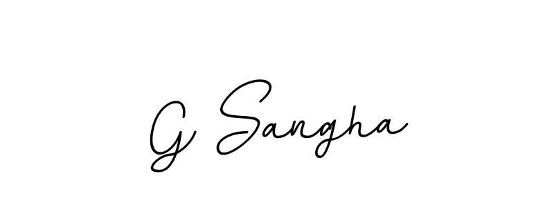 How to make G Sangha signature? BallpointsItalic-DORy9 is a professional autograph style. Create handwritten signature for G Sangha name. G Sangha signature style 11 images and pictures png