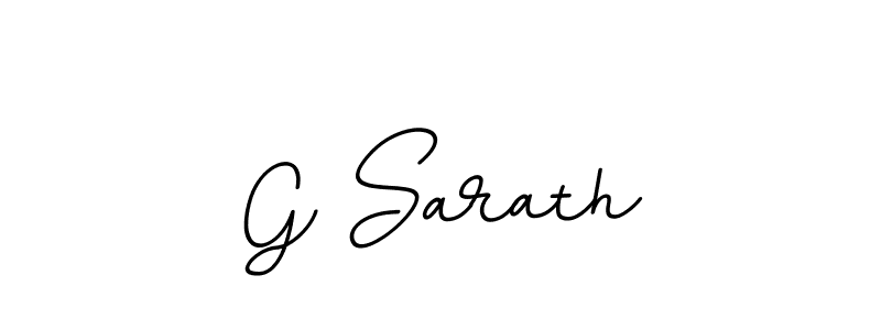 G Sarath stylish signature style. Best Handwritten Sign (BallpointsItalic-DORy9) for my name. Handwritten Signature Collection Ideas for my name G Sarath. G Sarath signature style 11 images and pictures png