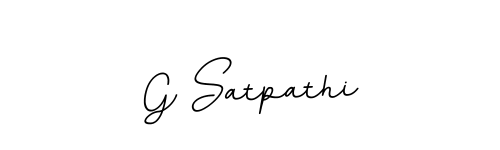 Similarly BallpointsItalic-DORy9 is the best handwritten signature design. Signature creator online .You can use it as an online autograph creator for name G Satpathi. G Satpathi signature style 11 images and pictures png