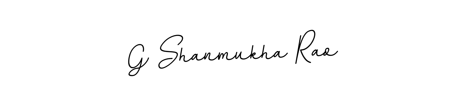 G Shanmukha Rao stylish signature style. Best Handwritten Sign (BallpointsItalic-DORy9) for my name. Handwritten Signature Collection Ideas for my name G Shanmukha Rao. G Shanmukha Rao signature style 11 images and pictures png