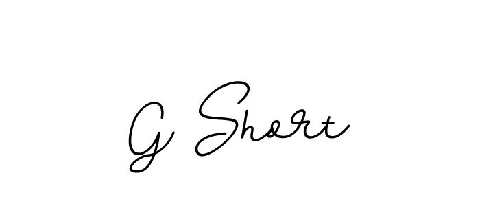 Make a beautiful signature design for name G Short. With this signature (BallpointsItalic-DORy9) style, you can create a handwritten signature for free. G Short signature style 11 images and pictures png