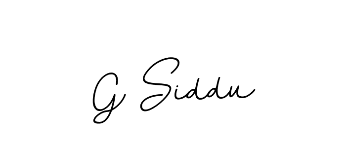 The best way (BallpointsItalic-DORy9) to make a short signature is to pick only two or three words in your name. The name G Siddu include a total of six letters. For converting this name. G Siddu signature style 11 images and pictures png