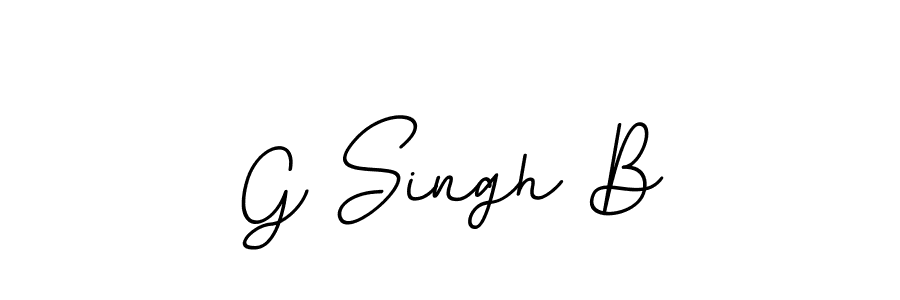 How to make G Singh B signature? BallpointsItalic-DORy9 is a professional autograph style. Create handwritten signature for G Singh B name. G Singh B signature style 11 images and pictures png