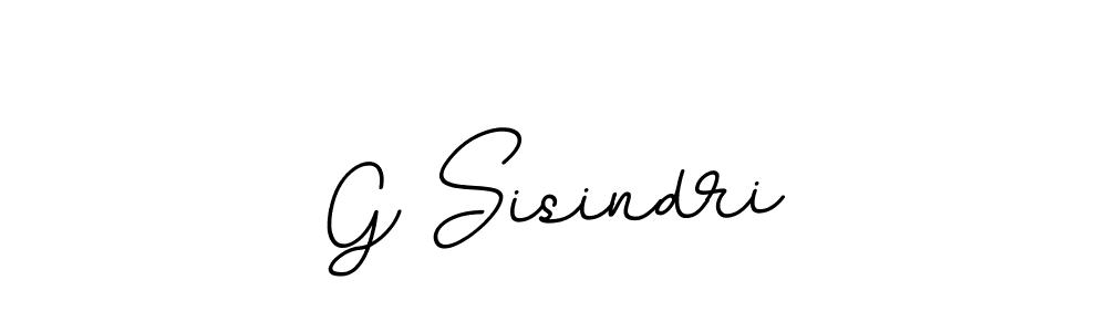 G Sisindri stylish signature style. Best Handwritten Sign (BallpointsItalic-DORy9) for my name. Handwritten Signature Collection Ideas for my name G Sisindri. G Sisindri signature style 11 images and pictures png