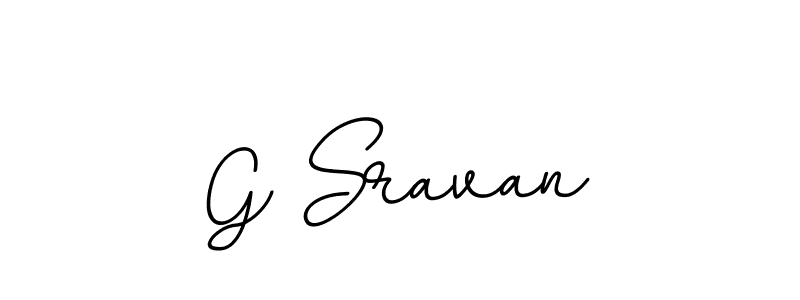 Create a beautiful signature design for name G Sravan. With this signature (BallpointsItalic-DORy9) fonts, you can make a handwritten signature for free. G Sravan signature style 11 images and pictures png