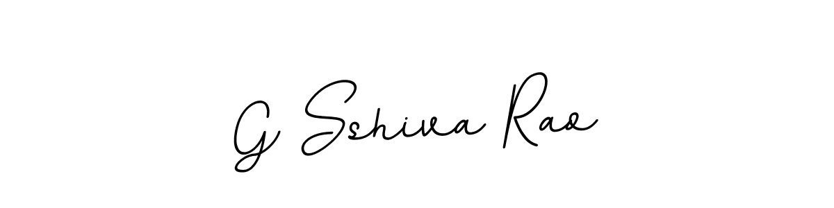 Create a beautiful signature design for name G Sshiva Rao. With this signature (BallpointsItalic-DORy9) fonts, you can make a handwritten signature for free. G Sshiva Rao signature style 11 images and pictures png