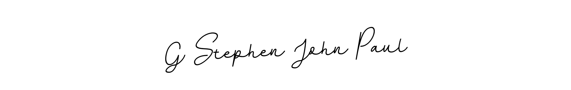 Make a beautiful signature design for name G Stephen John Paul. Use this online signature maker to create a handwritten signature for free. G Stephen John Paul signature style 11 images and pictures png