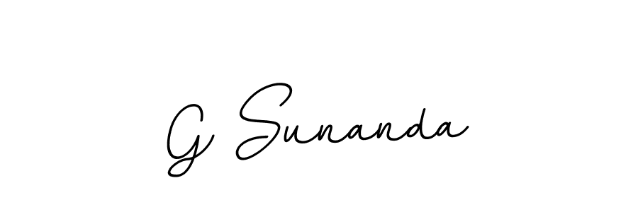 It looks lik you need a new signature style for name G Sunanda. Design unique handwritten (BallpointsItalic-DORy9) signature with our free signature maker in just a few clicks. G Sunanda signature style 11 images and pictures png