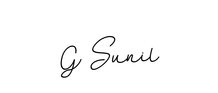 How to make G Sunil signature? BallpointsItalic-DORy9 is a professional autograph style. Create handwritten signature for G Sunil name. G Sunil signature style 11 images and pictures png