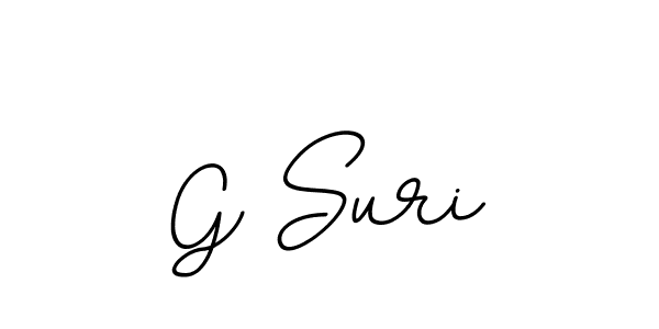 How to make G Suri signature? BallpointsItalic-DORy9 is a professional autograph style. Create handwritten signature for G Suri name. G Suri signature style 11 images and pictures png